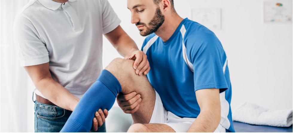 Soccer Player Rehab Injury Therapists